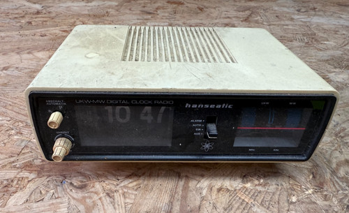 Vintage klappzahlen wecker - klappzahlen,